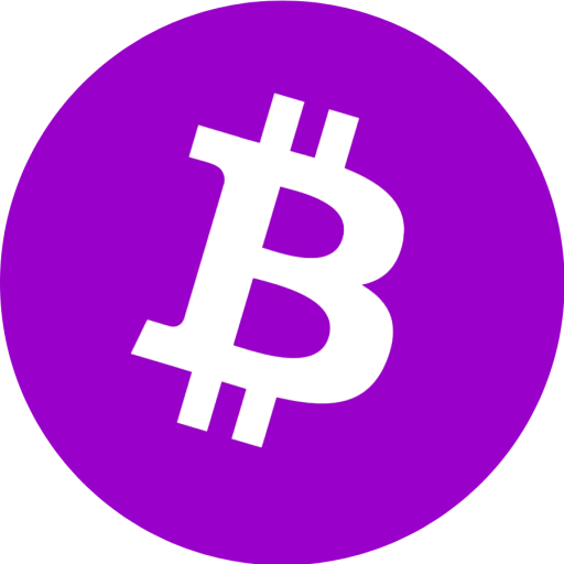 Purple Bitcoin Official Logo