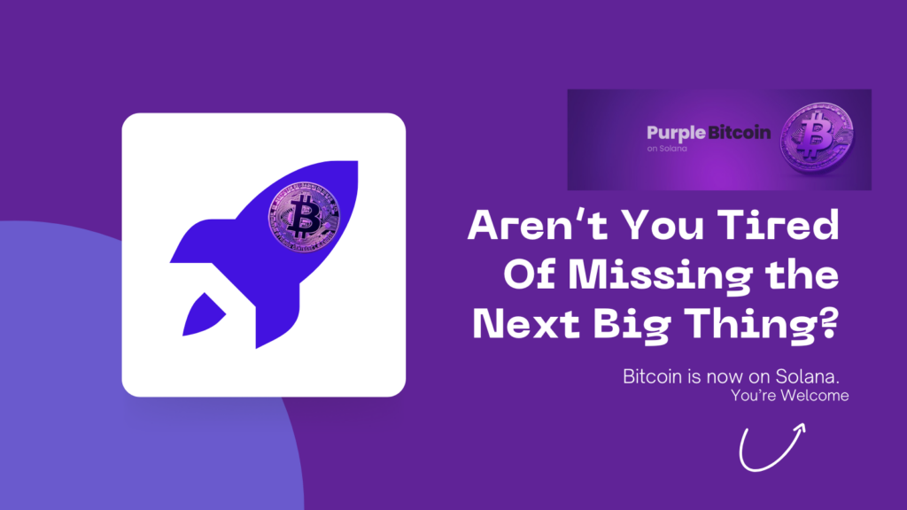 Purple BItcoin vs Meme Coins